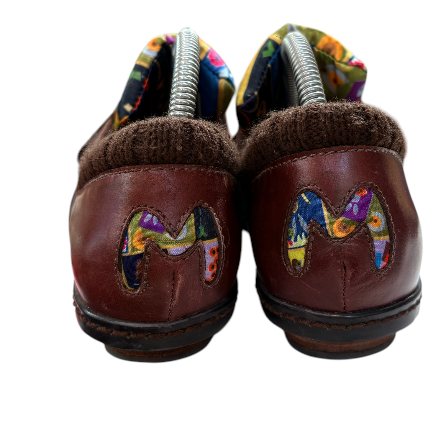 Voir photo 3 de Chaussures en cuir et daim marron artistiques \"M by Morenatom\" – 38 Chaussures en cuir et daim marron artistiques \"M by Morenatom\" – 38 Parfait état reconditionné photo 3