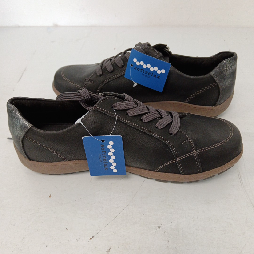 Voir photo 2 de Chaussures noires Softrelax - Taille 39 Chaussures noires Softrelax - Taille 39 Très bon état reconditionné photo 2