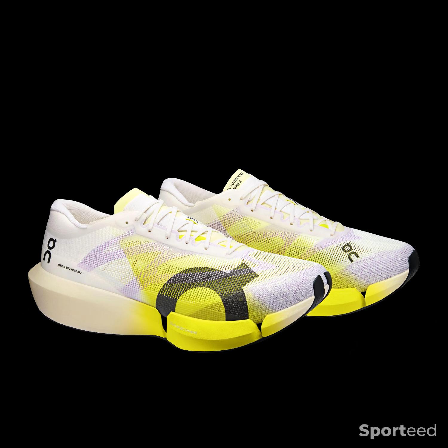 Chaussures On-Running Cloudboom Strike 2 : jaune Comme neuf (c'est déjà la condition standard) On Running reconditionné disponible sur Sporteed | Dero