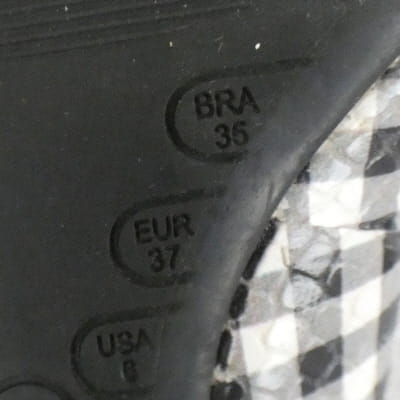 Voir photo 6 de Chaussures plates à carreaux noirs et blancs - Femme - Jorge Bischoff - Ponture 37 Chaussures plates à carreaux noirs et blancs - Femme - Jorge Bischoff - Ponture 37 Bon état reconditionné photo 6