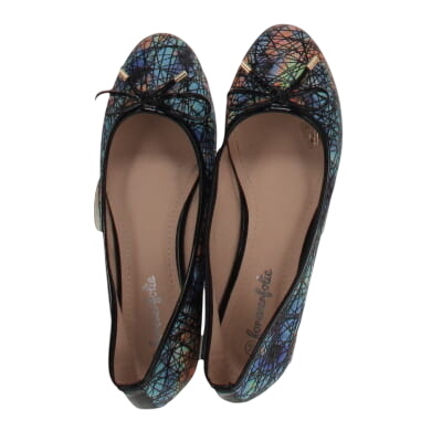 Chaussures plates multicolores - Femme - Forever Folie - Pointure 39 Bon état - 13,23 € Chaussures plates multicolores - Femme - Forever Folie - Pointure 39 Bon état reconditionné disponible sur Label Emmaüs