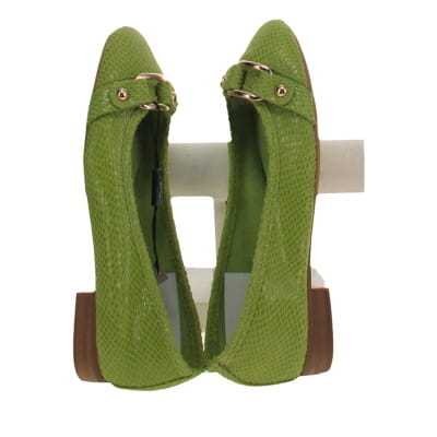 Voir photo 2 de Chaussures plates vertes - Femme - Un Jour Ailleurs - Pointure 36 Chaussures plates vertes - Femme - Un Jour Ailleurs - Pointure 36 Parfait état reconditionné photo 2