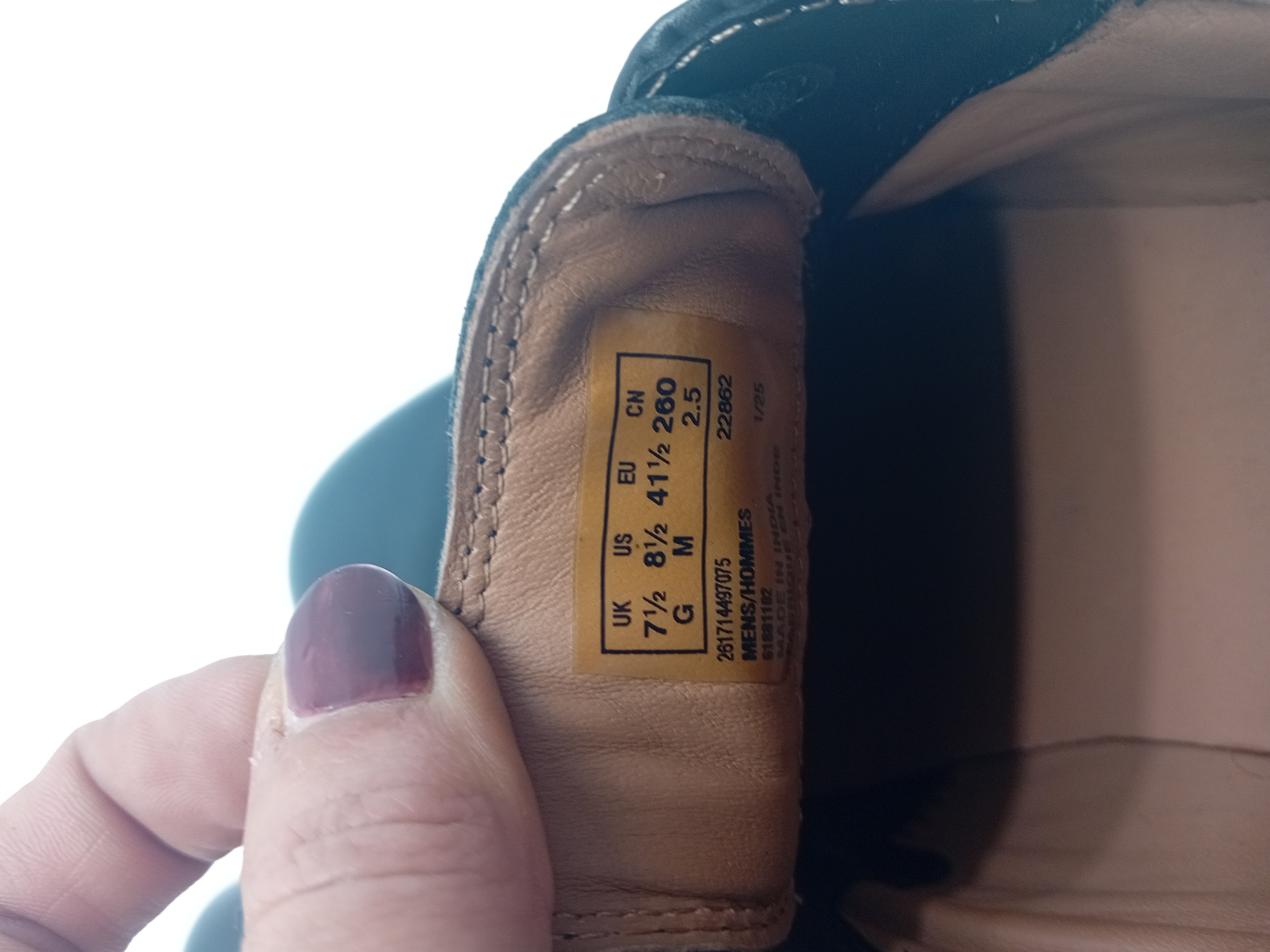 Voir photo 7 de Chaussures Richelieu Cuir Noir Clarks Homme 41,5 (T5619) Chaussures Richelieu Cuir Noir Clarks Homme 41,5 (T5619) Très bon état reconditionné photo 7