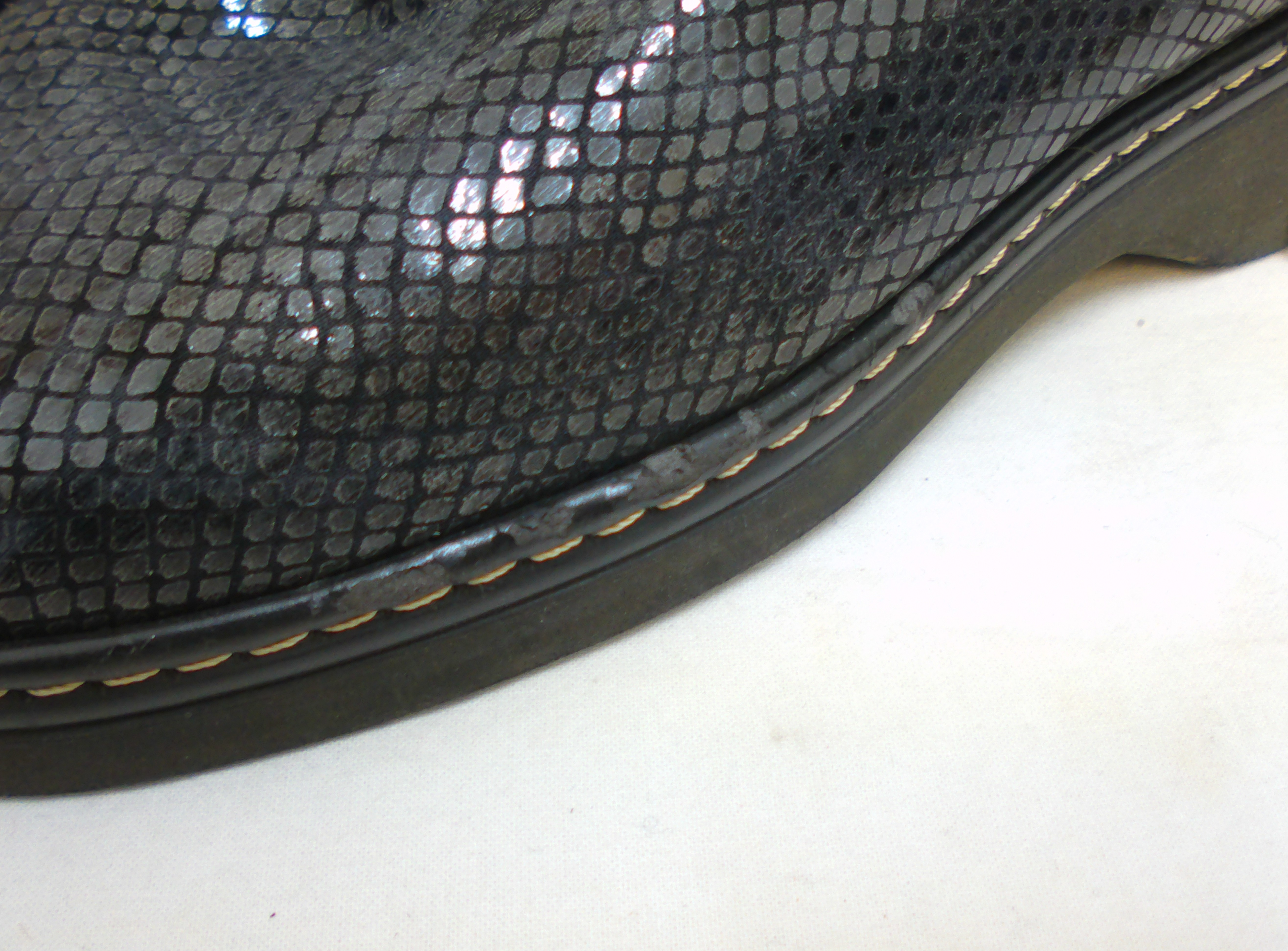 Voir photo 7 de Chaussures SAN MARINA, gris foncé – noir, pointure 39 Chaussures SAN MARINA, gris foncé – noir, pointure 39 Bon état reconditionné photo 7