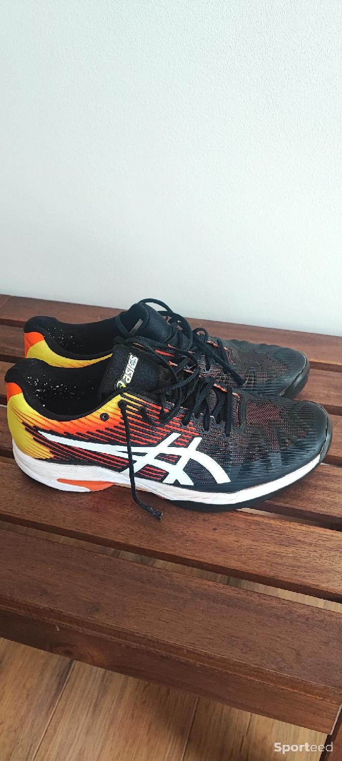 Chaussures tennis / padel Asics Solution Speed FF1 – All Court – Taille 42.5 Très bon état Asics reconditionné disponible sur Sporteed