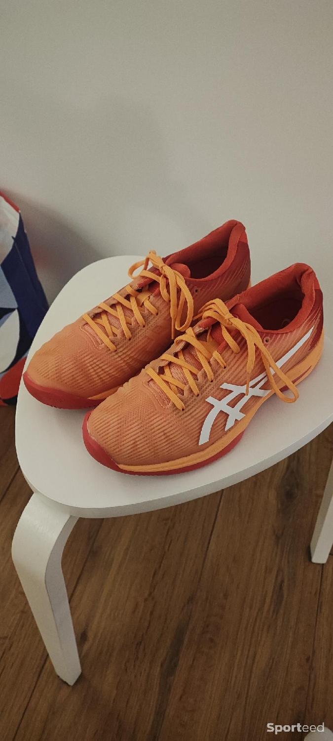 Chaussures tennis / padel haut de gamme Asics Solution Speed FF - Taille 40 - Clay Très bon état Asics reconditionné disponible sur Sporteed