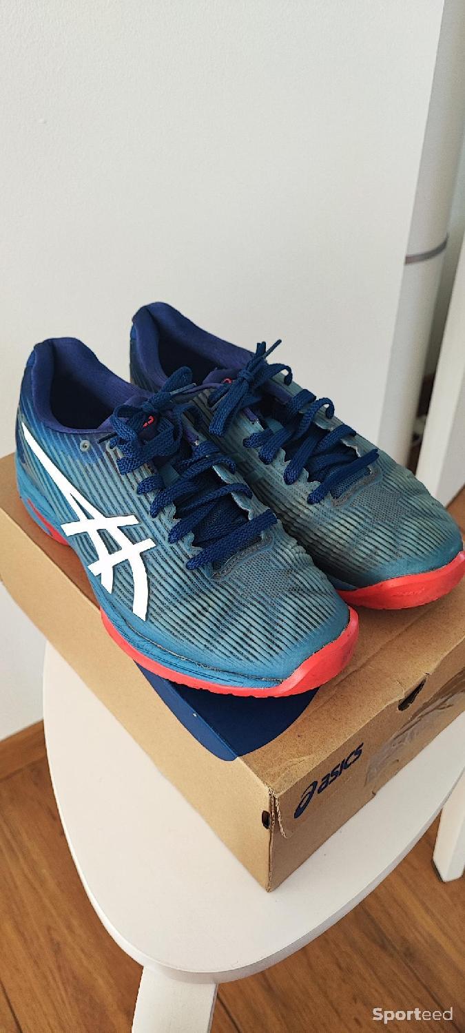 Chaussures tennis/padel haut de gamme ASICS Solution Speed FF1 All court – T 42 (taille petit) Très bon état Asics reconditionné disponible sur Sporteed