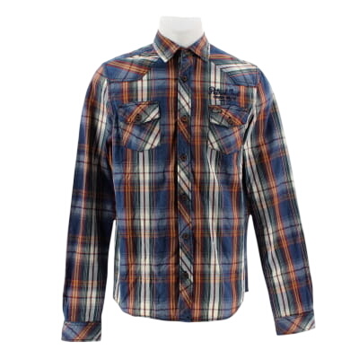 Acheter Chemise à carreaux multicolores - Homme - Petrol Industries - Taille S Très bon état - 11,13 € Chemise à carreaux multicolores - Homme - Petrol Industries - Taille S Très bon état reconditionné disponible sur Label Emmaüs