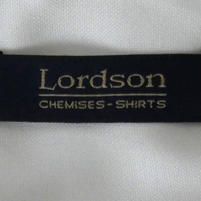 Voir photo 5 de Chemise blanche - Homme - Lordson - Taille 43 Chemise blanche - Homme - Lordson - Taille 43 Bon état reconditionné photo 5