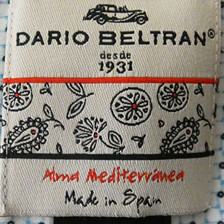 Voir photo 5 de Chemise blanche imprimée à manches longues - Homme - Dario Beltram - Taille 48 Chemise blanche imprimée à manches longues - Homme - Dario Beltram - Taille 48 Très bon état reconditionné photo 5
