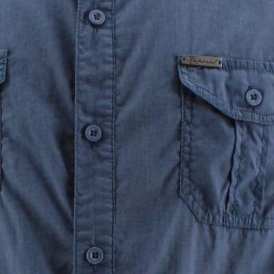 Voir photo 4 de Chemise bleue imprimée - homme - Kaporal - taille XL Chemise bleue imprimée - homme - Kaporal - taille XL Très bon état reconditionné photo 4
