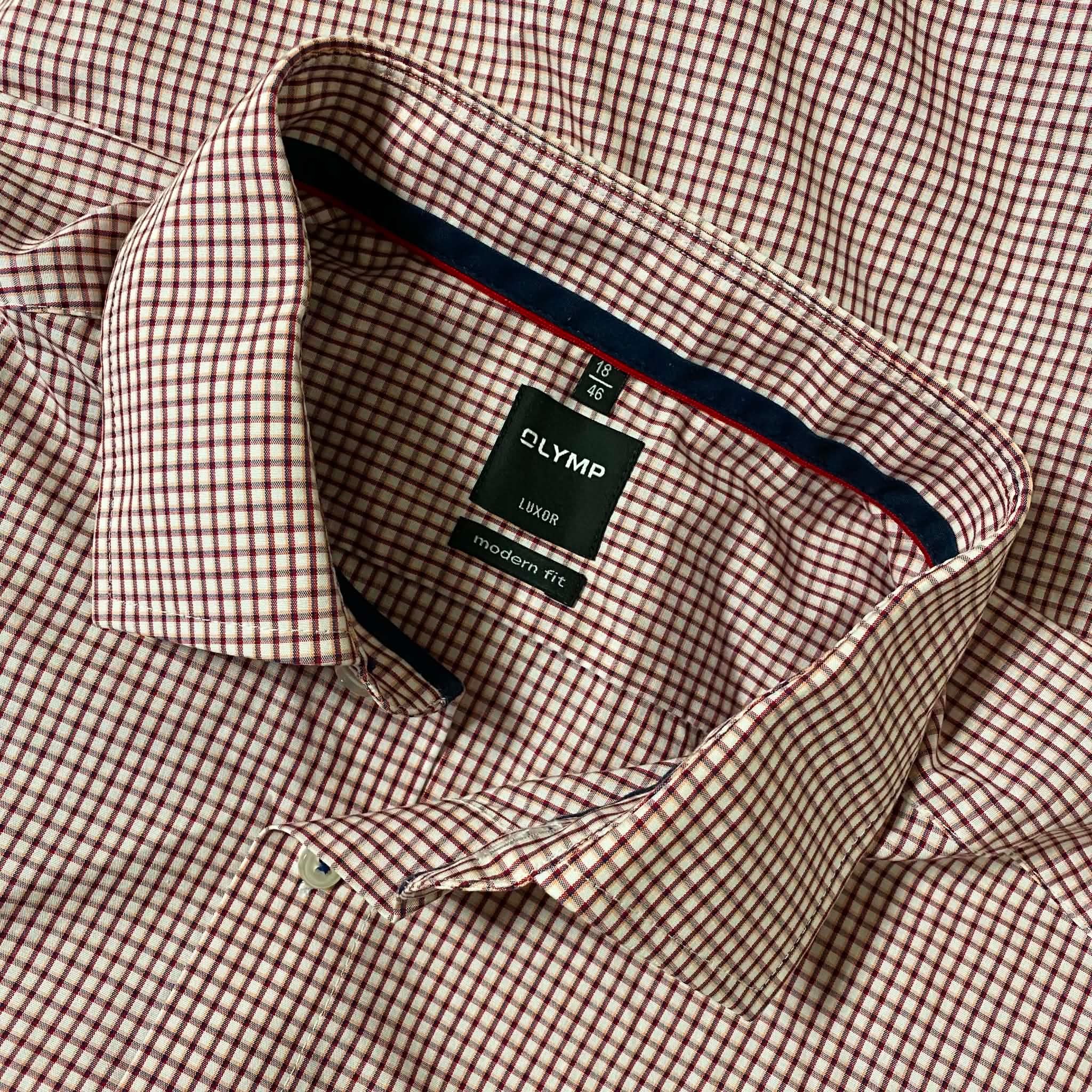 Voir photo 5 de Chemise Homme à Manches Courtes - OLYMP - 46 Chemise Homme à Manches Courtes - OLYMP - 46 Très bon état reconditionné photo 5