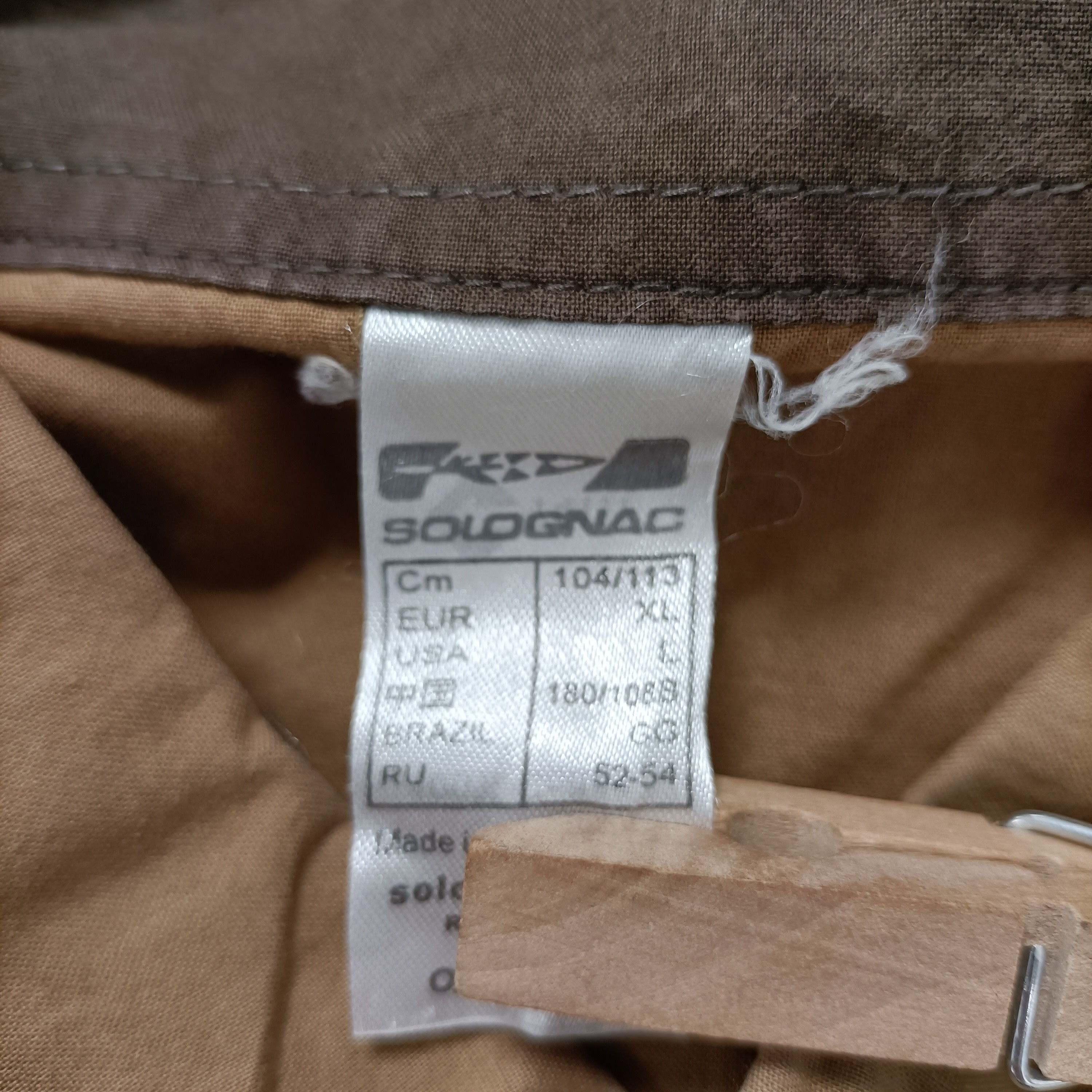 Voir photo 4 de Chemise homme camel Solognac coton manches courtes grande taille Chemise homme camel Solognac coton manches courtes grande taille Parfait état reconditionné photo 4