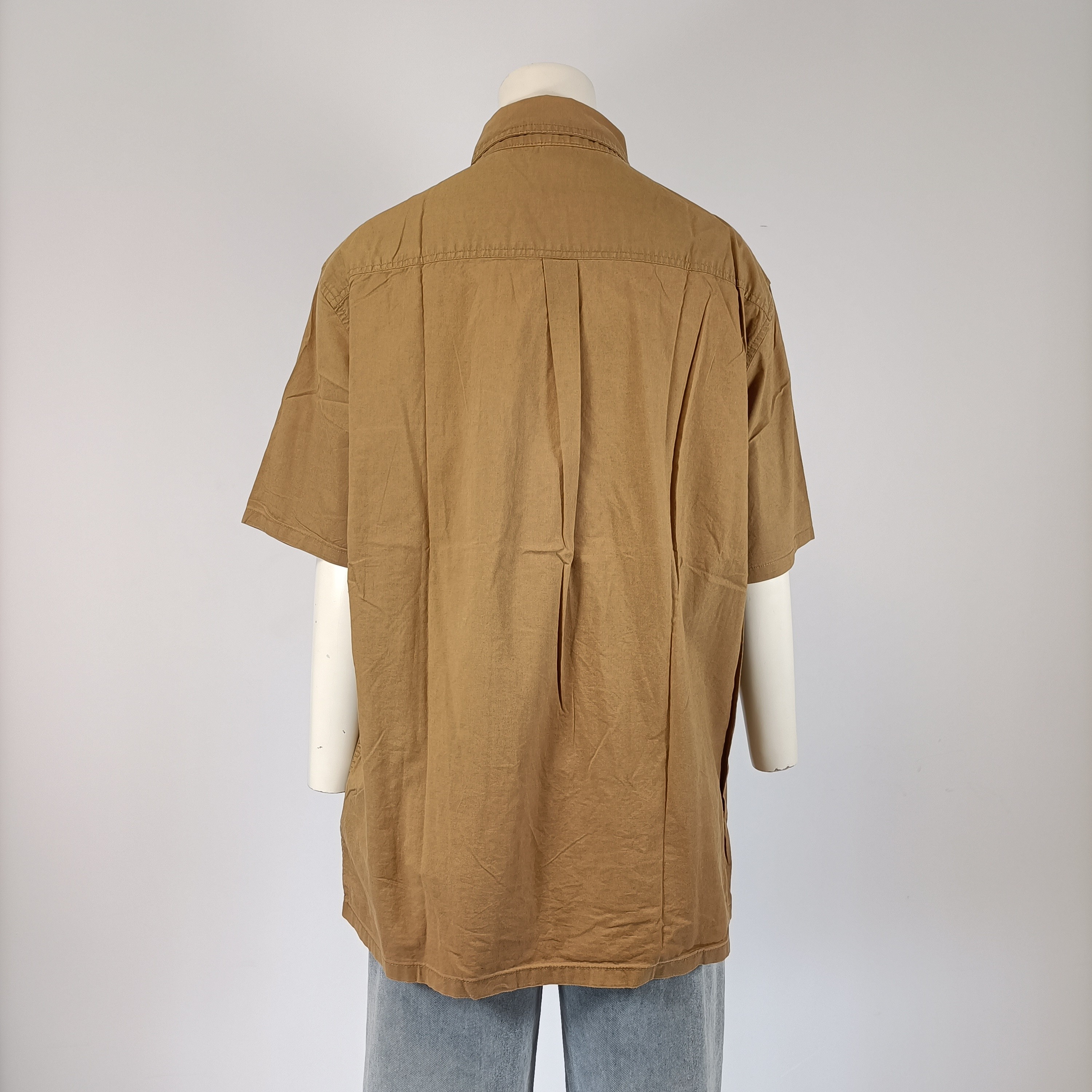 Voir photo 6 de Chemise homme camel Solognac coton manches courtes grande taille Chemise homme camel Solognac coton manches courtes grande taille Parfait état reconditionné photo 6