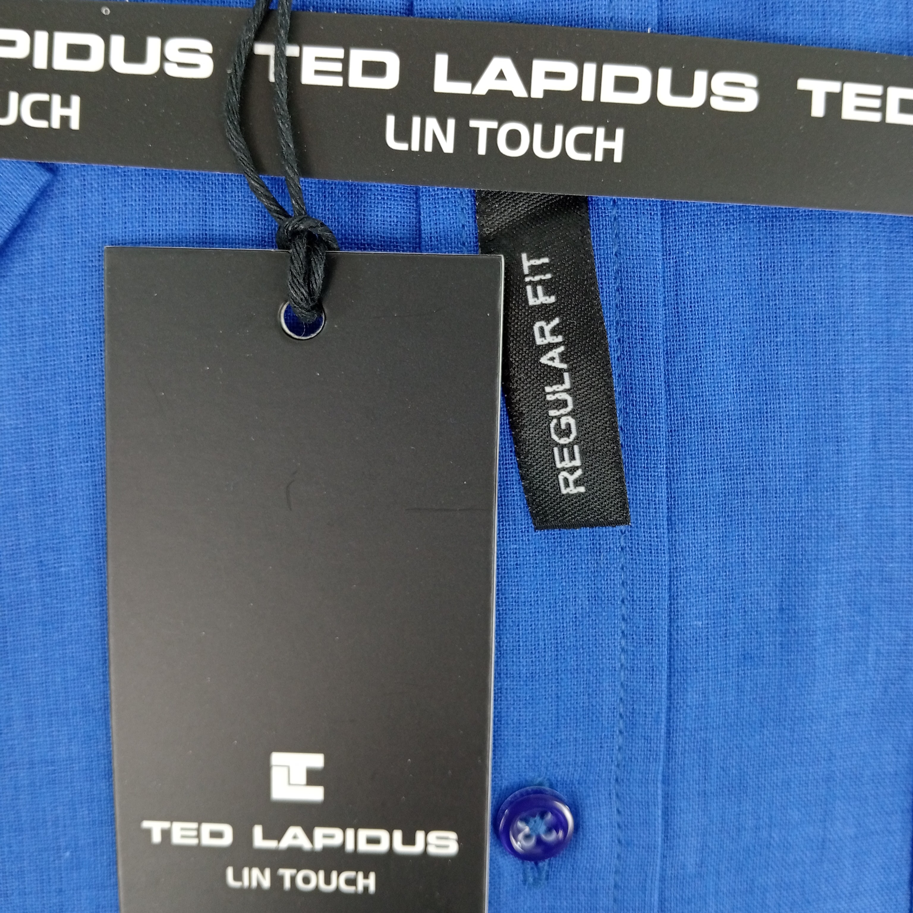 Voir photo 4 de Chemise homme de la marque Ted Lapidus manches courtes de couleur bleu taille XL (44) Chemise homme de la marque Ted Lapidus manches courtes de couleur bleu taille XL (44) Parfait état reconditionné photo 4