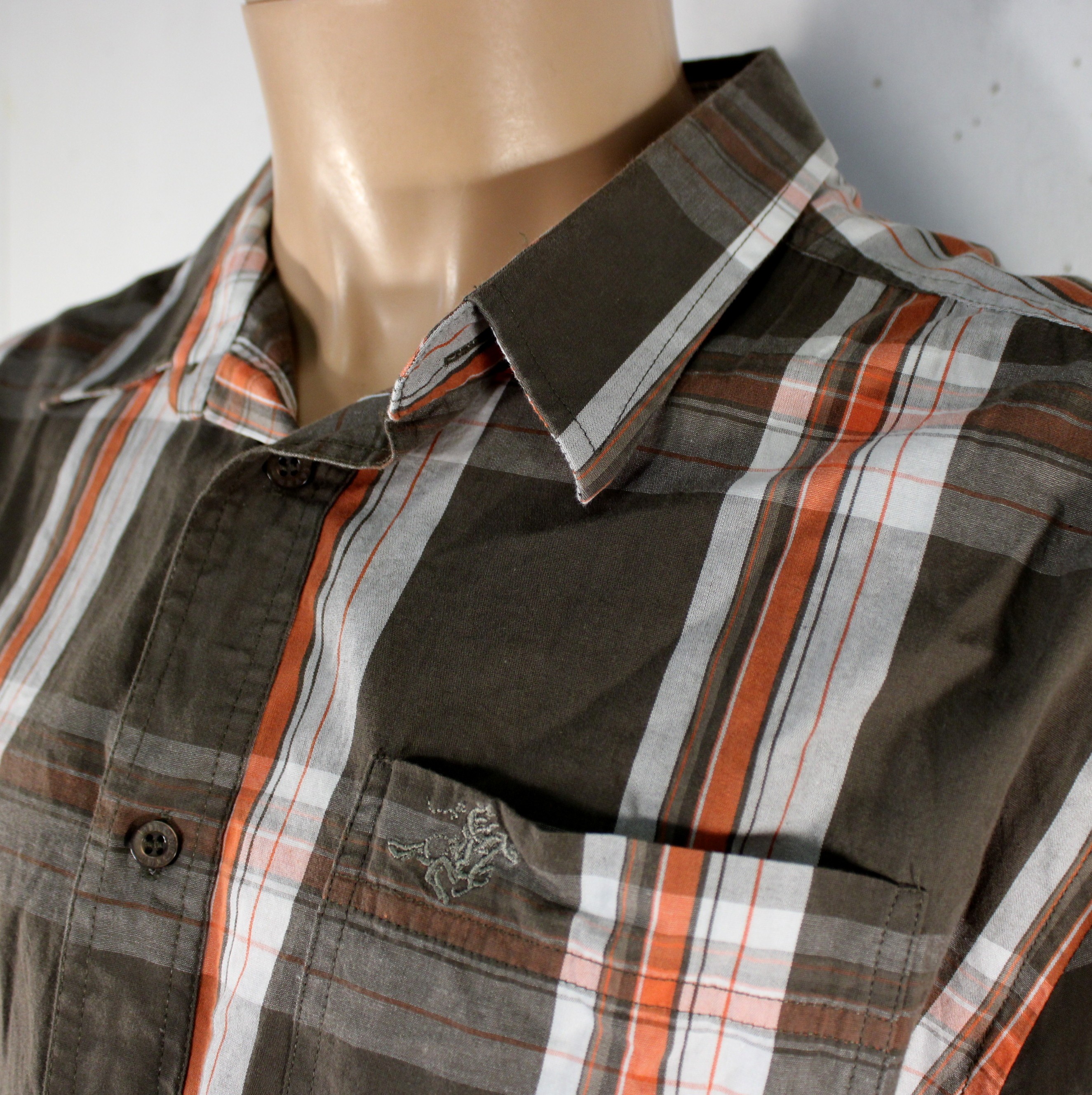 Voir photo 4 de Chemise Homme Kaki & Orange WINCHESTER Taille XXL Chemise Homme Kaki & Orange WINCHESTER Taille XXL Très bon état reconditionné photo 4