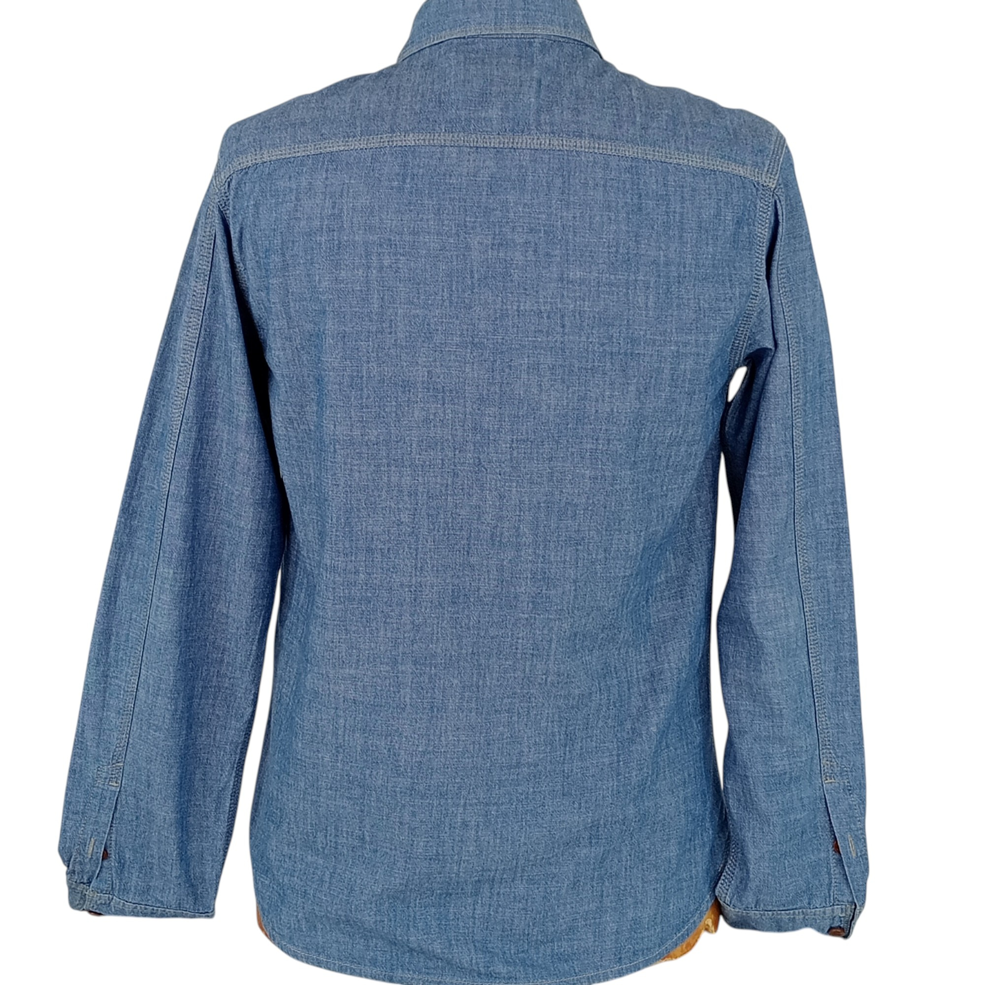 Voir photo 2 de Chemise - homme - marque Aigle - manches courtes - couleur bleu clair - taille M (40) Chemise - homme - marque Aigle - manches courtes - couleur bleu clair - taille M (40) Très bon état reconditionné photo 2