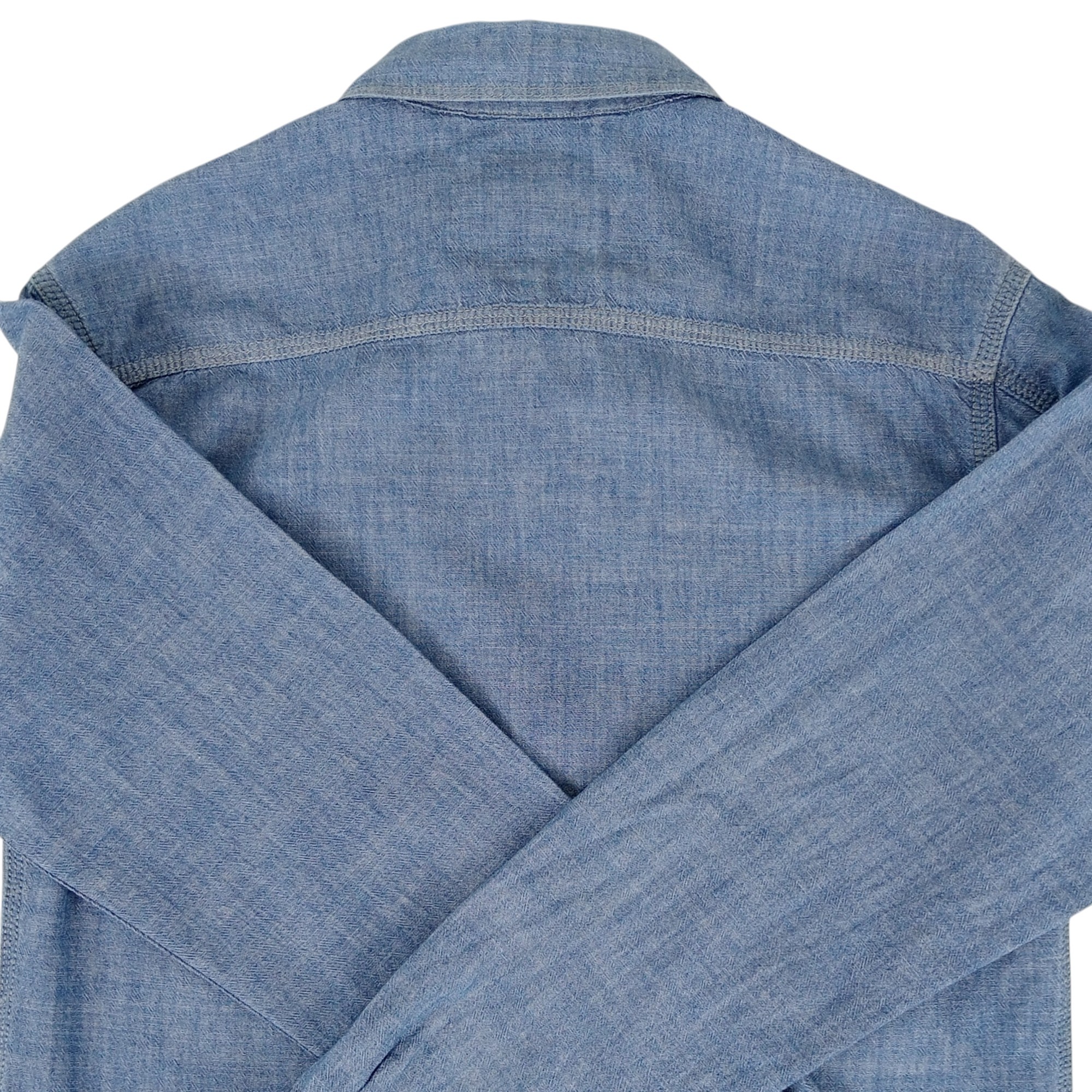 Voir photo 4 de Chemise - homme - marque Aigle - manches courtes - couleur bleu clair - taille M (40) Chemise - homme - marque Aigle - manches courtes - couleur bleu clair - taille M (40) Très bon état reconditionné photo 4