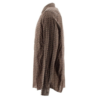 Voir photo 3 de Chemise imprimée noire et marron - homme - Devred - taille XXL Chemise imprimée noire et marron - homme - Devred - taille XXL Très bon état reconditionné photo 3