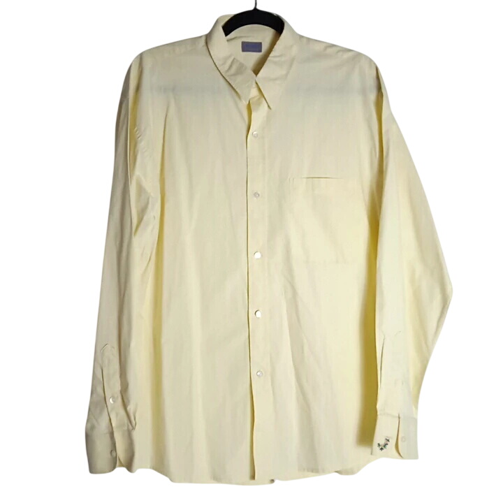 Chemise jaune homme Kenzo paris - taille 3 - 10,50 € Chemise jaune homme Kenzo paris - taille 3 reconditionné disponible sur Label Emmaüs