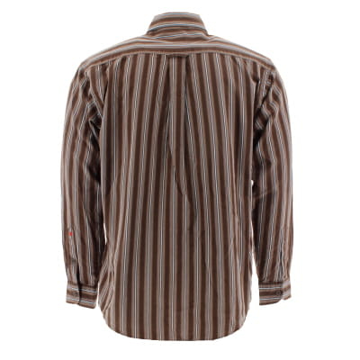 Voir photo 2 de Chemise marron à rayures bleu ciel - Homme - Lee Cooper - Taille M Chemise marron à rayures bleu ciel - Homme - Lee Cooper - Taille M Très bon état reconditionné photo 2