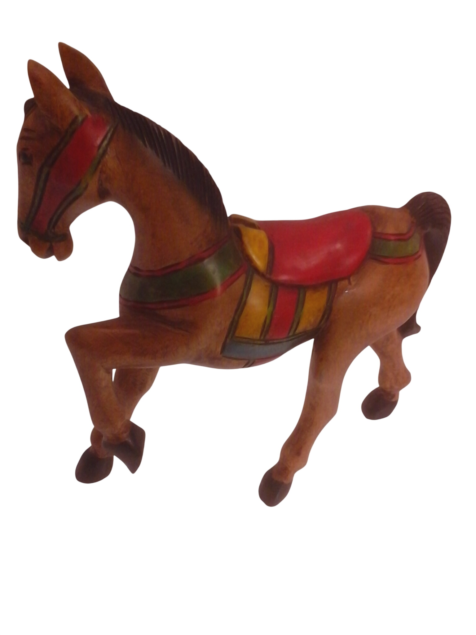 Acheter Cheval au Pas sculpté en bois de Suar - 39x28 (Droit) Très bon état - 10,00 € Cheval au Pas sculpté en bois de Suar - 39x28 (Droit) Très bon état reconditionné disponible sur Label Emmaüs