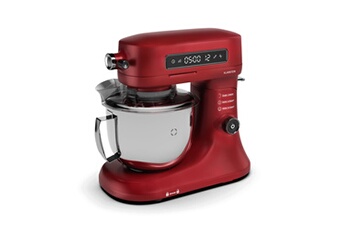 Chiara Robot Pâtissier Ecran LCD 5 L Bol Inox Robot de cuisine 1600 W Silencieux Rouge Bon état Klarstein reconditionné disponible sur Darty
