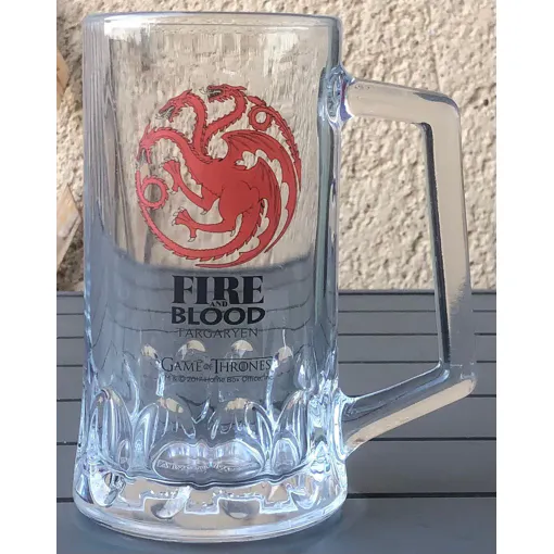 Chope Game Of Thrones Fire And Blood Targaryen, Série Tv, Bière occasion reconditionné disponible sur Rakuten