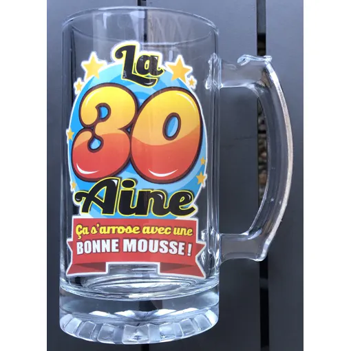Chope La 30 Aine Ça S'Arrose Avec Une Bonne Mousse, Bière, Anniversaire Bon état reconditionné disponible sur Rakuten
