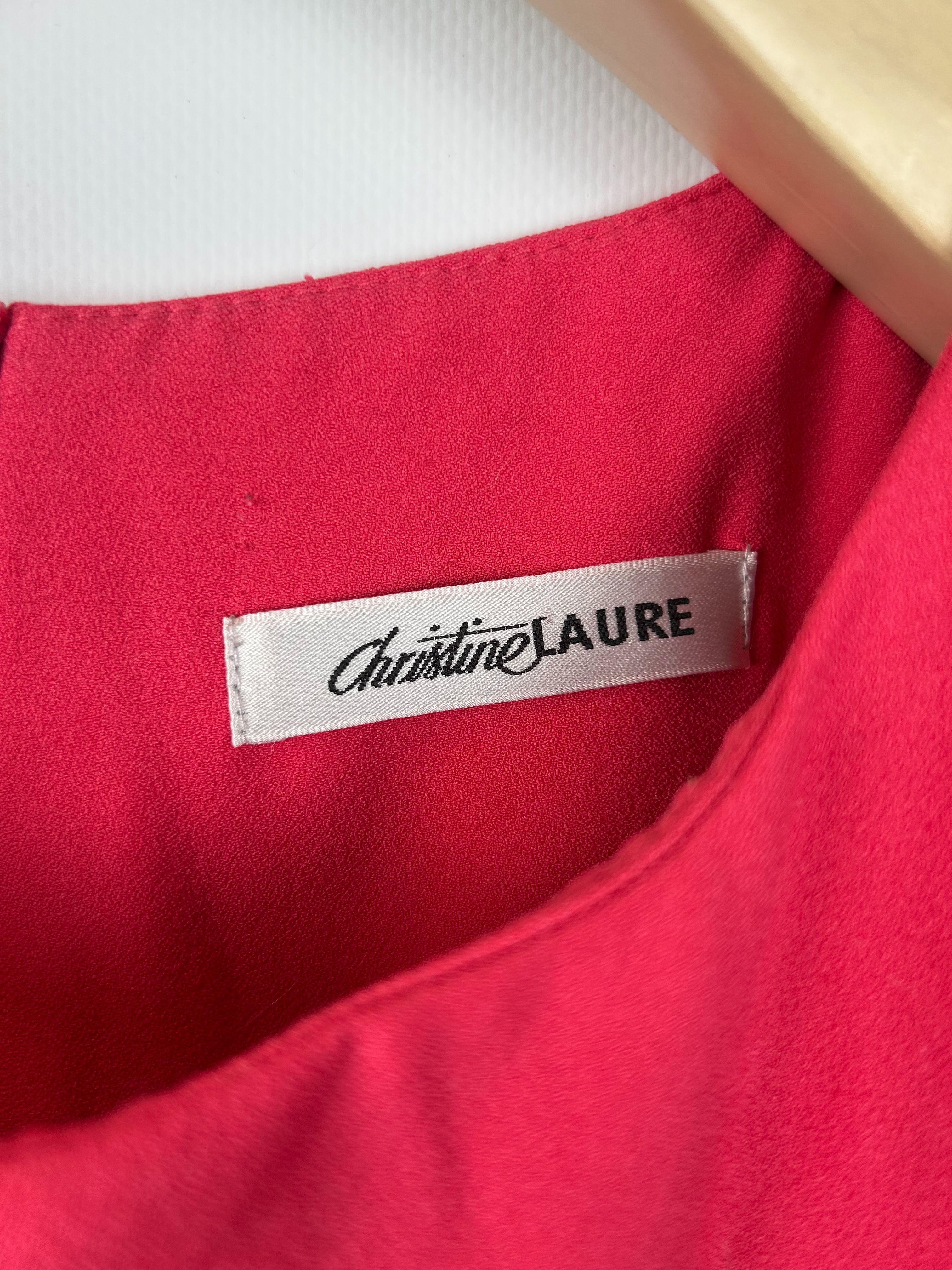 Voir photo 4 de Christine Laure - Robe longue rose et beige - Taille 42 Christine Laure - Robe longue rose et beige - Taille 42 Très bon état reconditionné photo 4