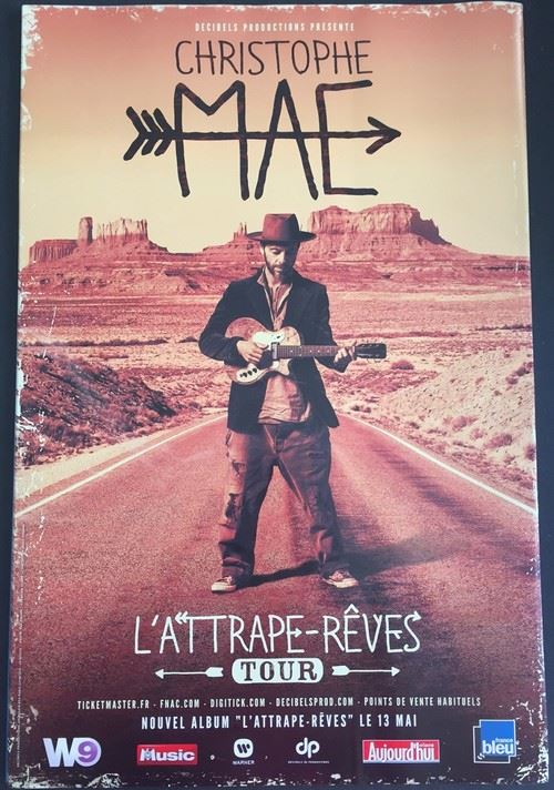 Christophe Maé - 80x120 cm - AFFICHE / POSTER État correct - 23,99 € Christophe Maé - 80x120 cm - AFFICHE / POSTER État correct N/A reconditionné disponible sur Fnac