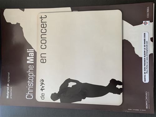 Acheter Christophe MALI - Tryö - En Concert - 40x60cm - Affiche État correct - 10,99 € Christophe MALI - Tryö - En Concert - 40x60cm - Affiche État correct reconditionné disponible sur Fnac