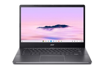 Chromebook Plus 514 CB514-4H-30AF 14" Intel Core i3 8 Go RAM 512 Go SSD Gris Très bon état Acer reconditionné disponible sur Darty