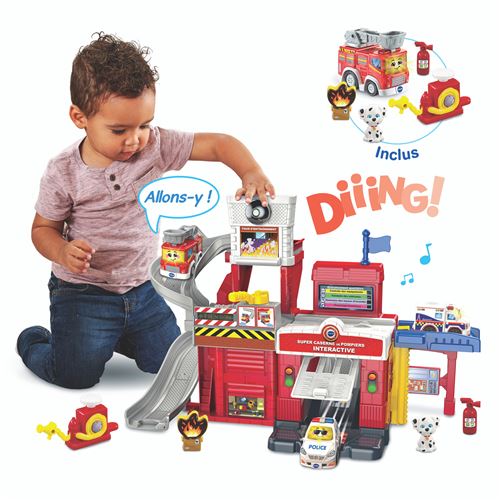 Circuit Vtech Tut Tut Bolides Série Pro Super Caserne de Pompiers Interactive État correct - 24,99 € Circuit Vtech Tut Tut Bolides Série Pro Super Caserne de Pompiers Interactive État correct VTech reconditionné disponible sur Fnac