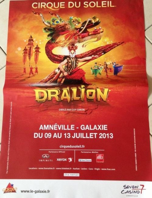 Cirque Du Soleil - 70x100 cm - AFFICHE / POSTER État correct reconditionné disponible sur Fnac