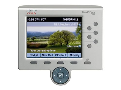 Cisco Unified IP Phone 7965G - Téléphone VoIP - SCCP, SIP - 6 lignes - argent, gris foncé État correct - 66,01 € Cisco Unified IP Phone 7965G - Téléphone VoIP - SCCP, SIP - 6 lignes - argent, gris foncé État correct Cisco Systems reconditionné disponible sur Fnac