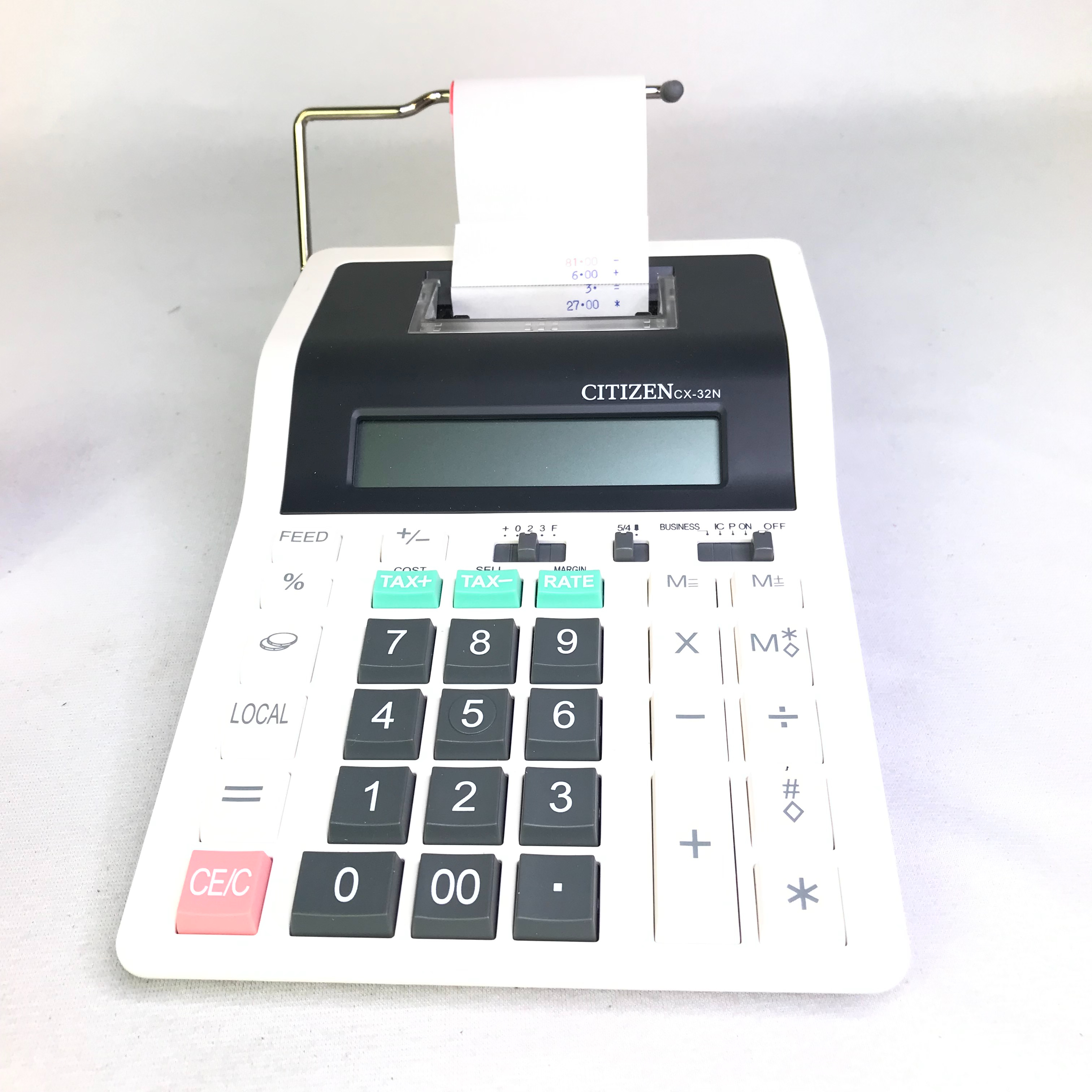 Voir photo 3 de Citizen CX-32N Calculatrice imprimante portable Citizen CX-32N Calculatrice imprimante portable Parfait état reconditionné photo 3