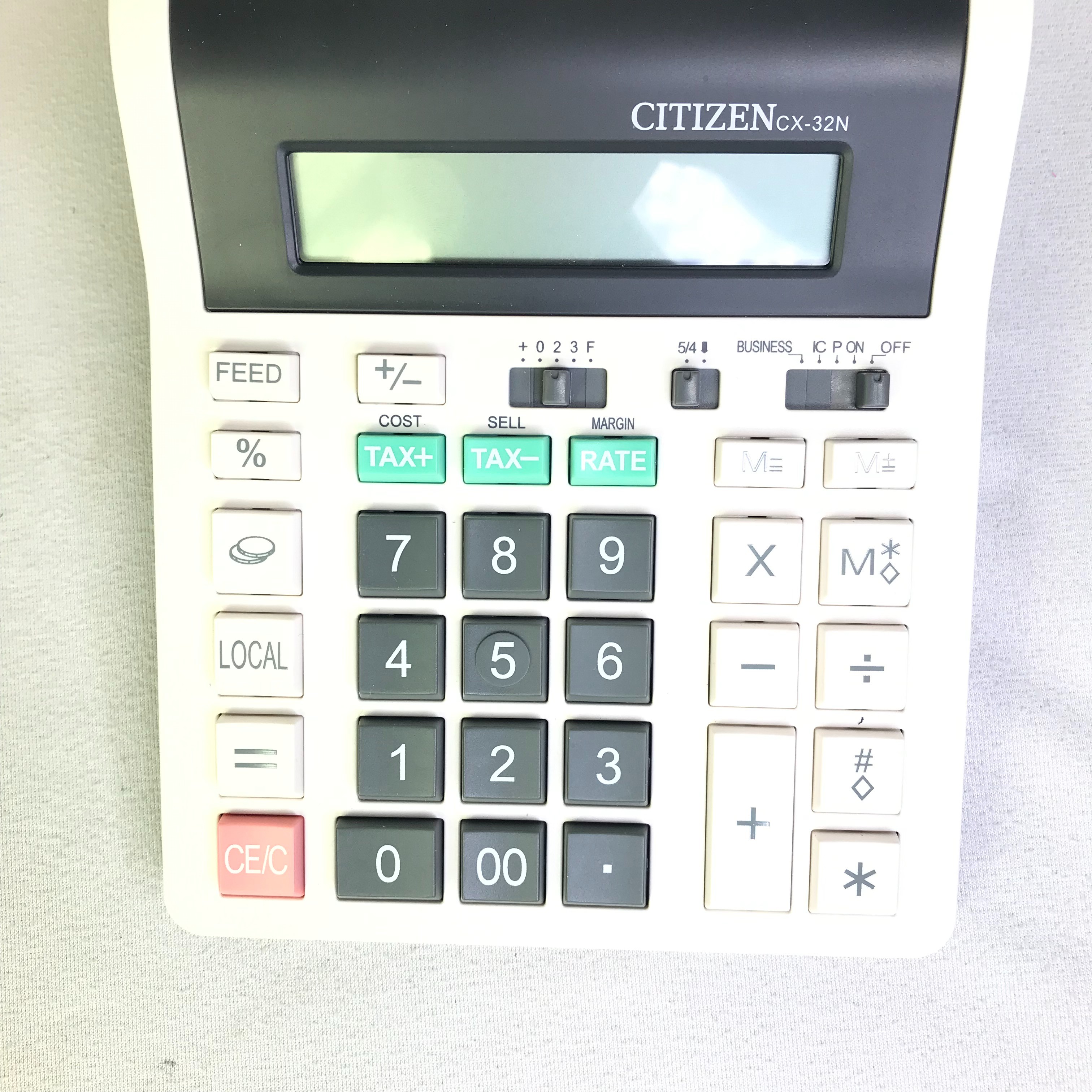 Voir photo 4 de Citizen CX-32N Calculatrice imprimante portable Citizen CX-32N Calculatrice imprimante portable Parfait état reconditionné photo 4