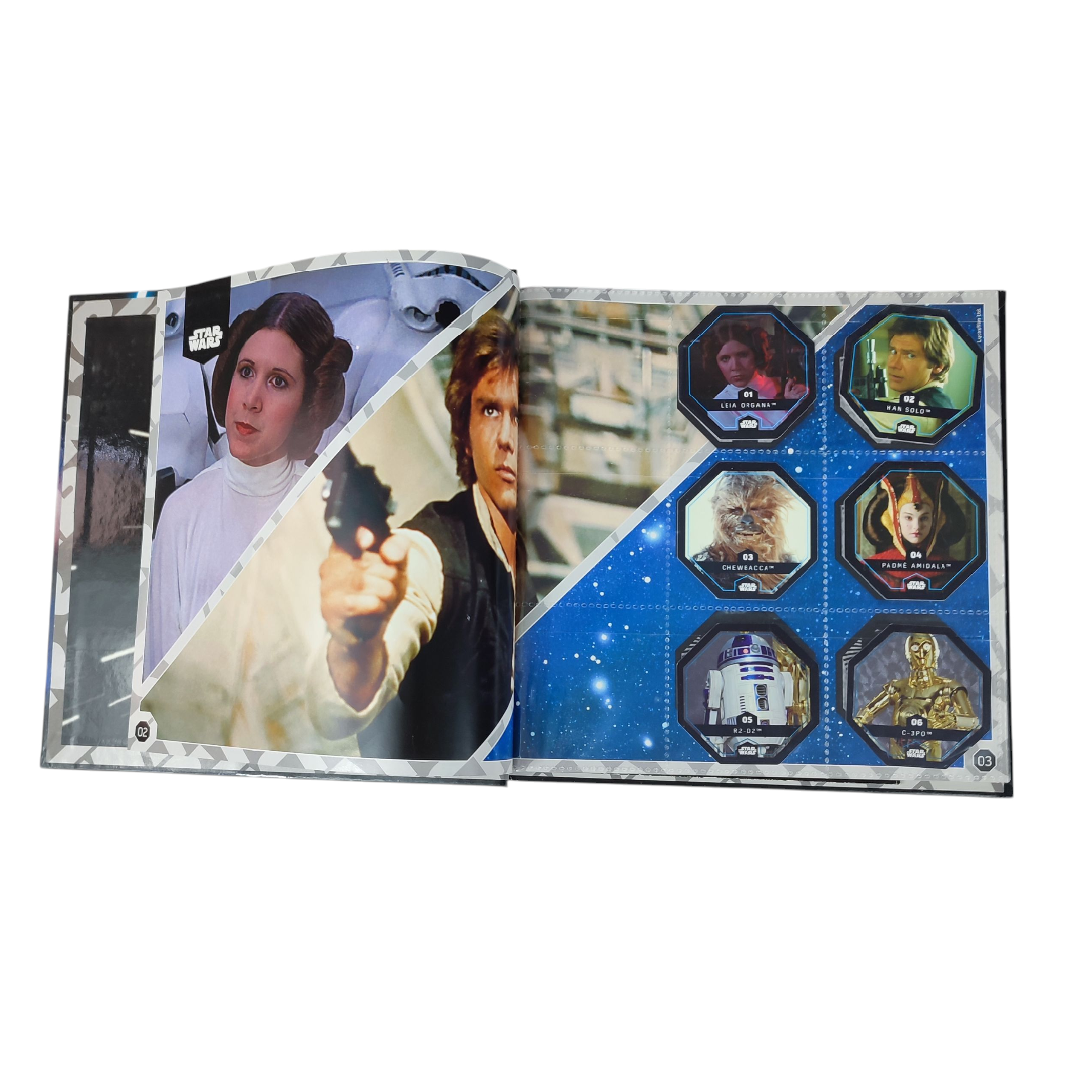 Voir photo 2 de Classeur de jetons Star Wars complet + plateau de jeu Classeur de jetons Star Wars complet + plateau de jeu reconditionné photo 2