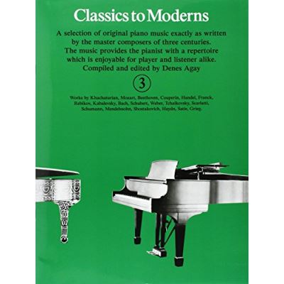 CLASSICS TO MODERNS VOL.3 État correct reconditionné disponible sur Fnac