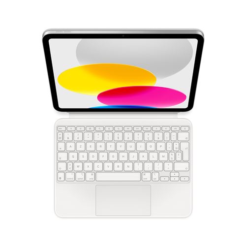 Clavier Apple Magic Keyboard Blanc pour iPad 10ième génération et A16 État correct Apple reconditionné disponible sur Fnac