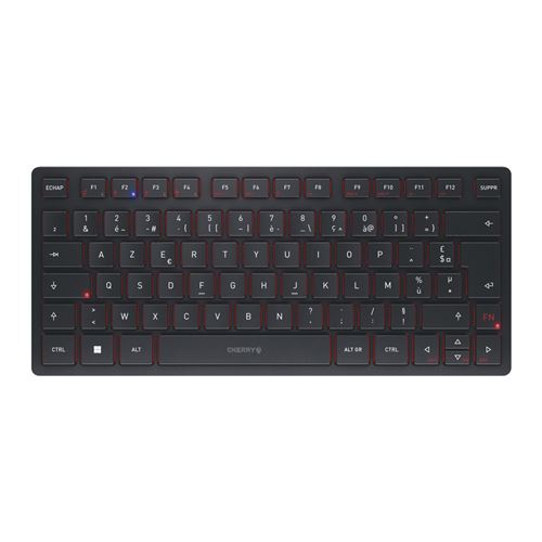 Clavier Azerty avec et sans fil Cherry KW 9200 MINI Bluetooth Noir État correct N/A reconditionné disponible sur Fnac