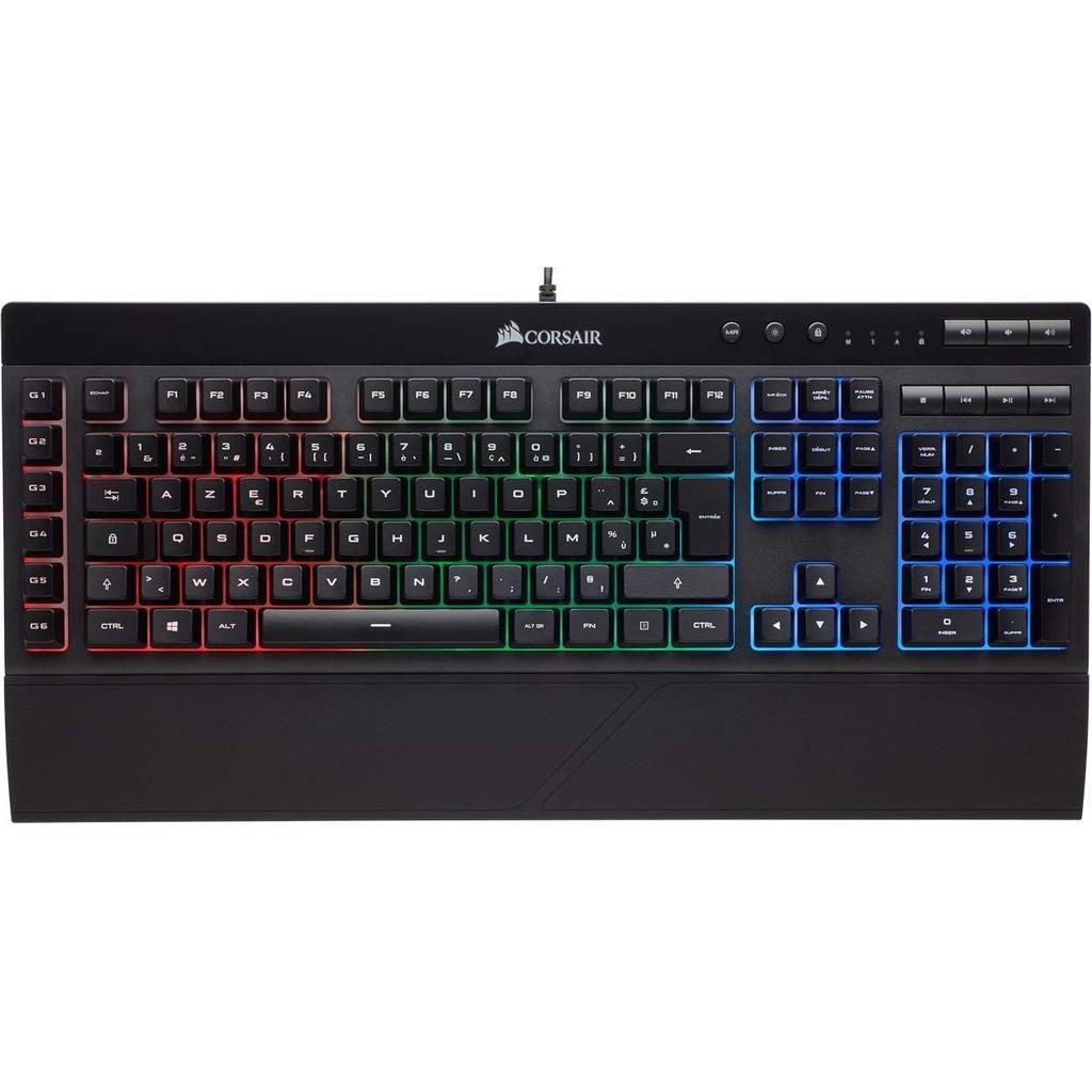 Acheter Clavier Corsair AZERTY Français rétroéclairé K55 RGB Reconditionné - 71,00 € Clavier Corsair AZERTY Français rétroéclairé K55 RGB Reconditionné Corsair reconditionné disponible sur Backmarket