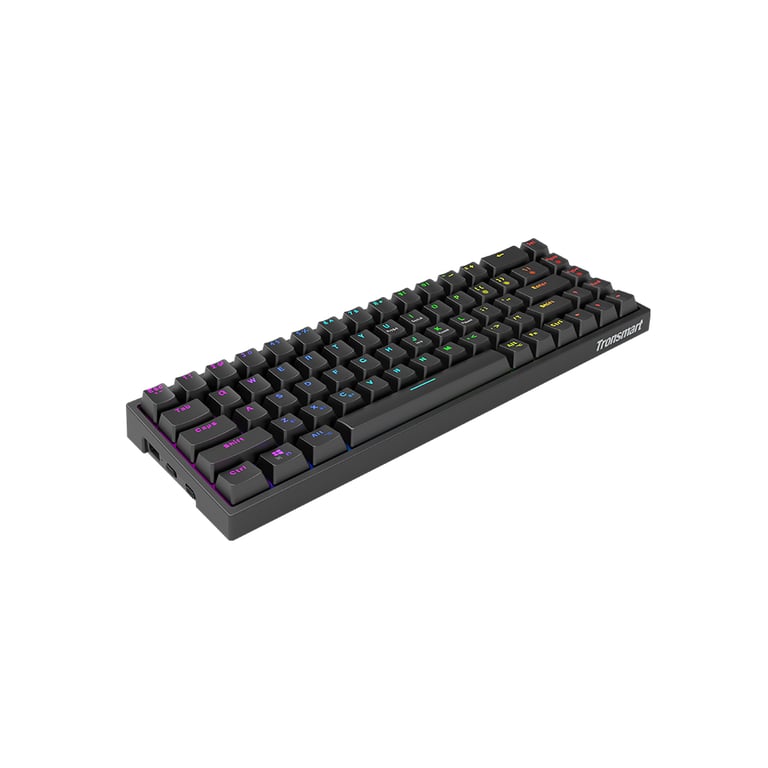Clavier de Jeu Mécanique 3 Modes, Interrupteurs Bleus Personnalisés, Touches Macro Programmables, Rétroéclairage RGB 16.8M, Anti-ghosting, Compatible Multi-plateformes - Bon état Bon état Tronsmart reconditionné disponible sur Pixmania