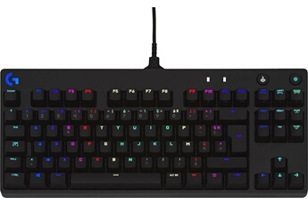 Clavier de jeu mécanique G Pro - Clavier - backlit - USB - AZERTY - Français - commutateur : GX Blue Clicky - noir Très bon état - 113,78 € Clavier de jeu mécanique G Pro - Clavier - backlit - USB - AZERTY - Français - commutateur : GX Blue Clicky - noir Très bon état Logitech reconditionné disponible sur Darty
