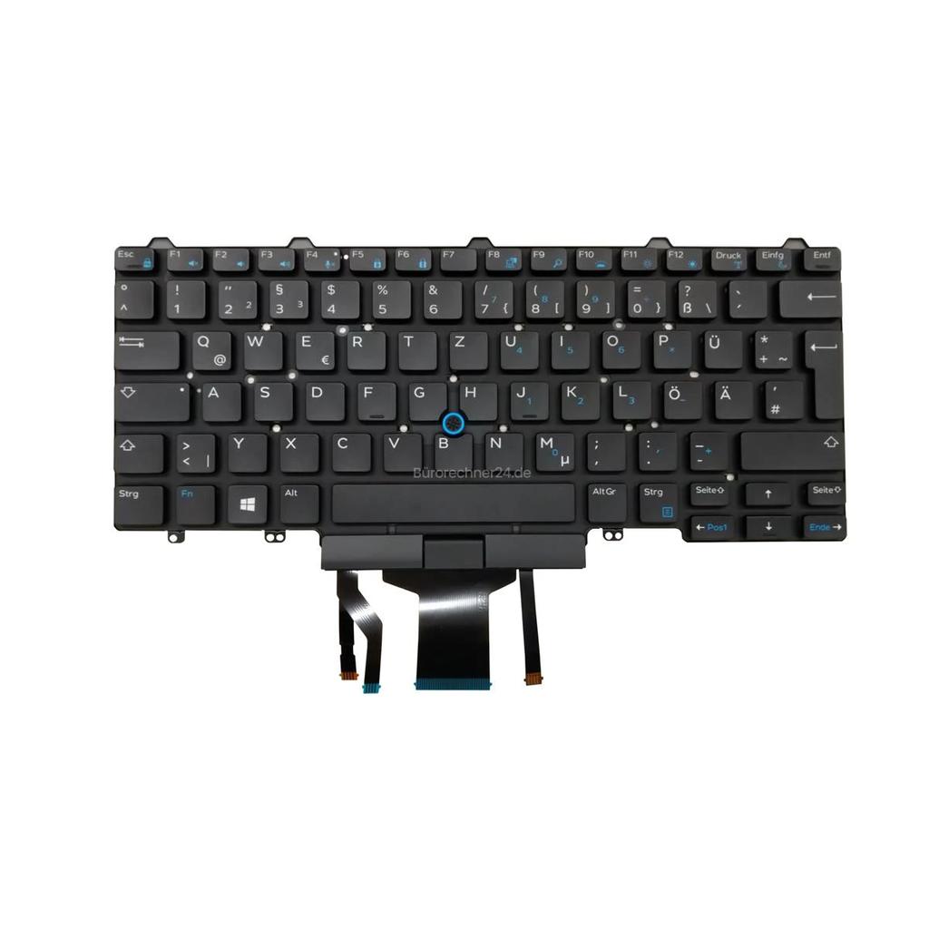 Clavier Dell QWERTZ Allemand rétroéclairé Latitude E5450, E5470, E7450, E7470, 7480, 7490 Reconditionné Dell reconditionné disponible sur Backmarket