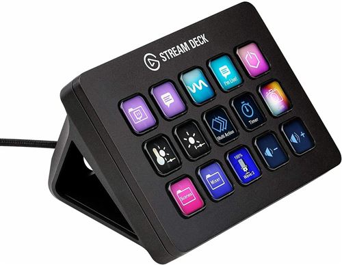 Clavier Elgato Stream Deck Noir État correct Corsair reconditionné disponible sur Fnac