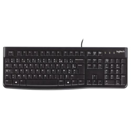 Clavier filaire  Logitech  K120 Business  AZERTY    Noir État correct N/A reconditionné disponible sur Fnac