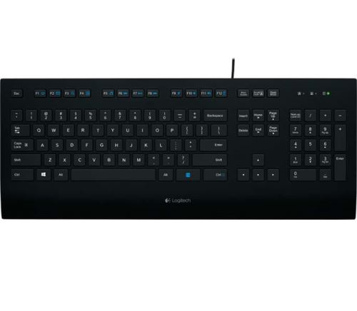 Clavier filaire Logitech K280e Noir État correct Logitech reconditionné disponible sur Fnac