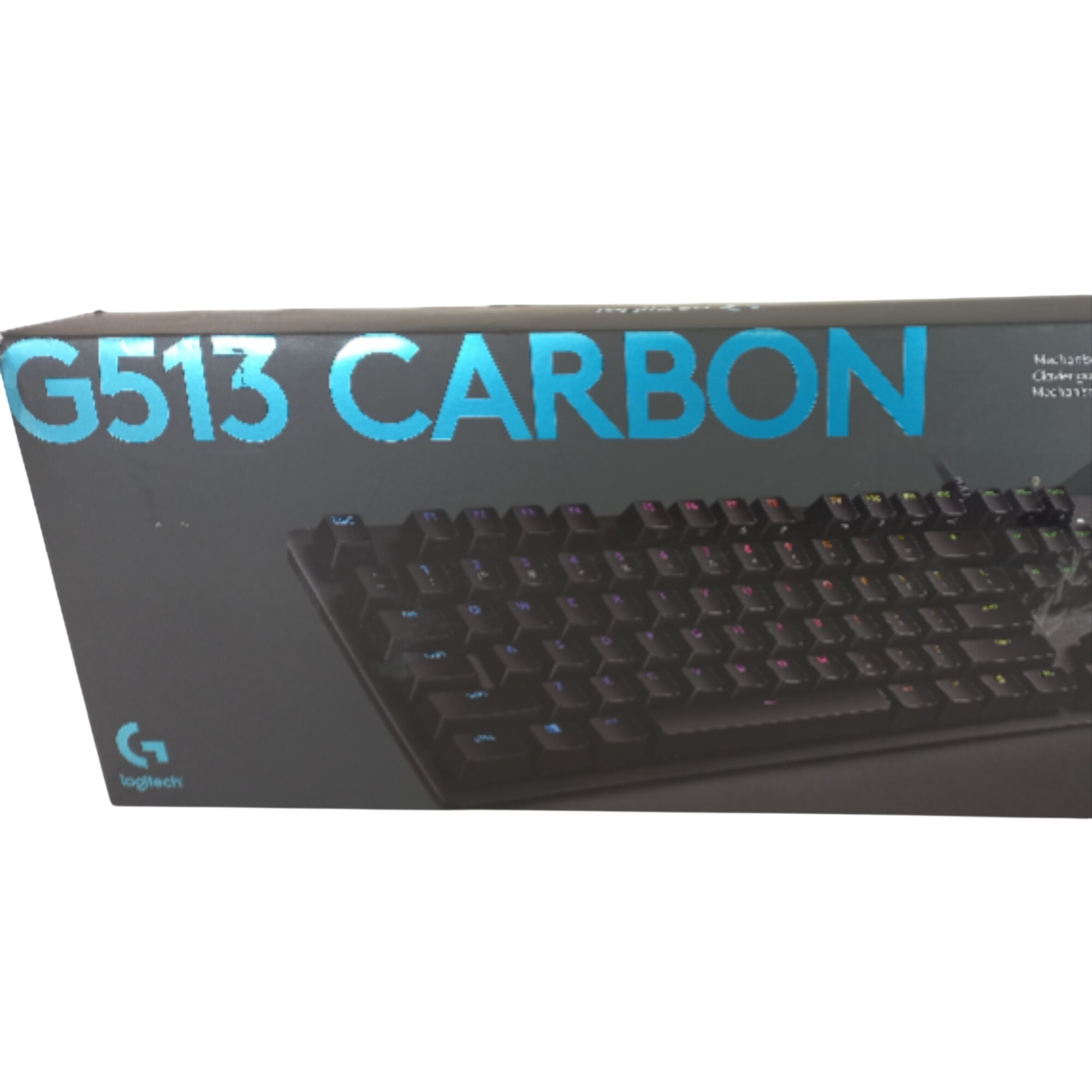Clavier G513 CARBON gaming mécanique rvb logitech Bon état - 35,00 € Clavier G513 CARBON gaming mécanique rvb logitech Bon état reconditionné disponible sur Label Emmaüs